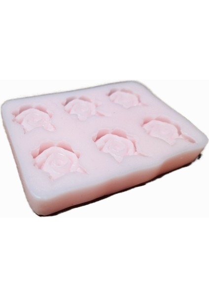 Minik Güller Tek Kalıpta 6 Minyatür Gül Çiçek Silikon Kalıp K-820 fırsatları