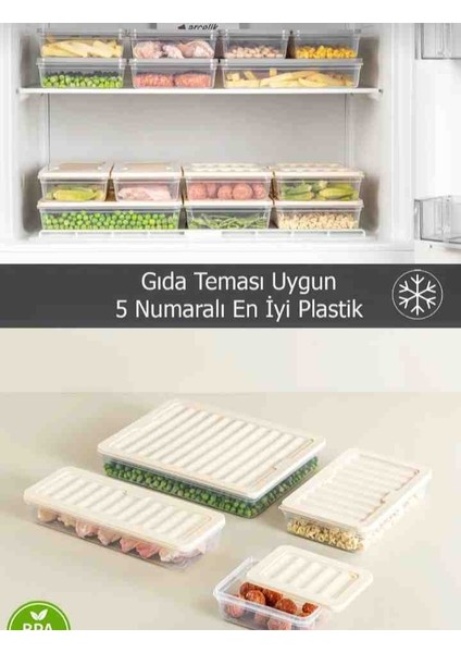 Saklama Kabı buzdolabı organizer set buzdolabı düzenleyici buzluk ve mikrodalga uyumlu