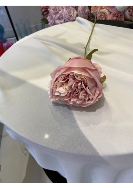 Tek Dal Şakayık Pembe Şakayık Yapay Çiçek Vazo Çiçeği Dekor Çiçeği