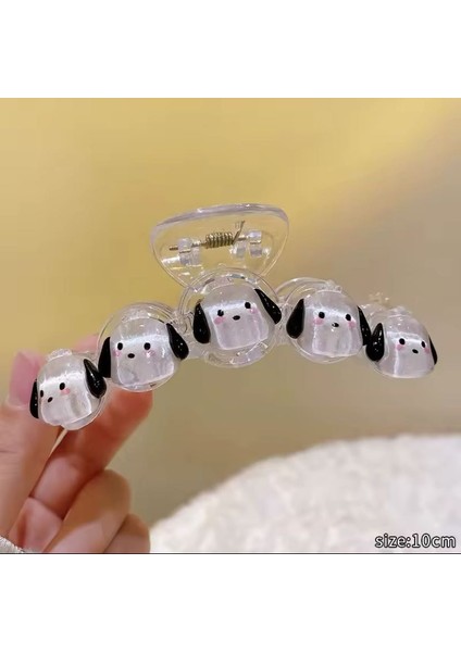 Kawaii Sanrio Pochacco Köpek Büyük Boy Xl Mandal Kıskaçlı Saç Topuz Toka Kadın Genç Kız Hediye fırsatları