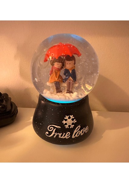 True Love Işıklı ve Müzikli Kar Küresi Büyük Boy fiyatları