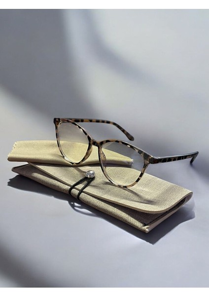 UV400 Korumalı Leopar Kemik Cat Eye Unisex Kadın Şeffaf Mavi Işık Korumalı Blue Block Gözlük fırsatları