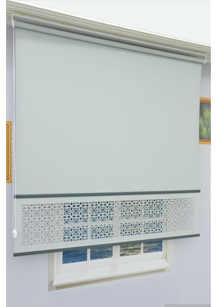 Lazer Stor Perde - Renkli Çıta Detaylı modelleri