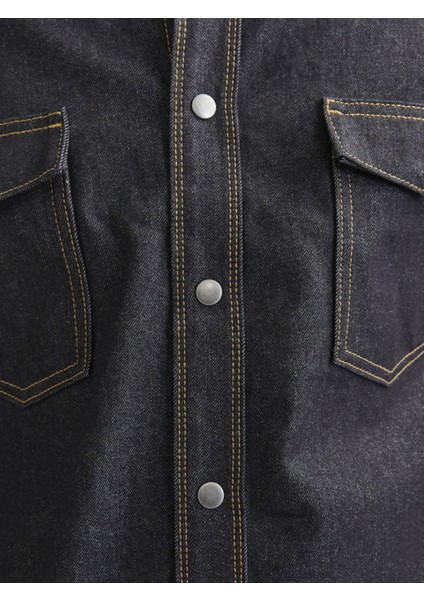 Jack Jones Raustın Erkek Jean Gömlek 12277480 indirimleri