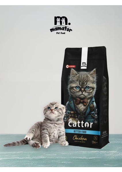 Cattor Kitten Hypoallergenic Yavru Kedi Maması Hypoalerjenik 1.5 Kg