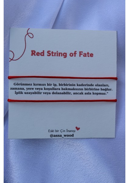Inanış Çift Bileklik / Kırmızı Ip Bileklik / Kabala Bilekliği / Anlamlı Sevgili Bilekliği/kırmızı Ip