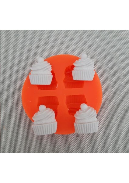 Ipek Hobi 4'lü Cup Cake Sabun Kalıbı ve Kokulu Taş Kalıbı