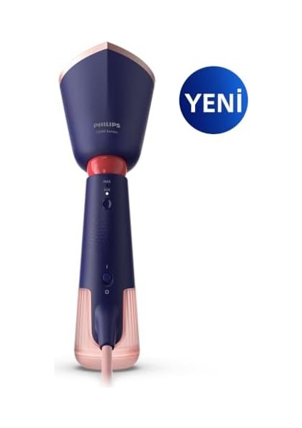 5000 Serisi Buharlı Düzleştirici - Güçlü 1400W, Sürekli Buhar, Iki Su Haznesi, 35 Saniyede Hızlı Isınma, Ayarlanabilir Başlık, Metal Taban, Aksesuarlar, Deniz Mavisi (STH5030/20) modelleri