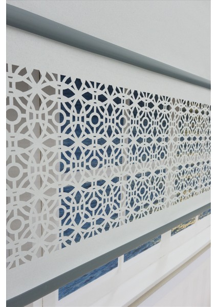 Lazer Stor Perde - Renkli Çıta Detaylı