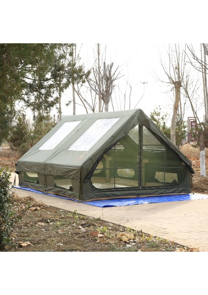 Glampıng Family Şişme Kamp Çadırı 300*400*200 cm (YEŞİL)