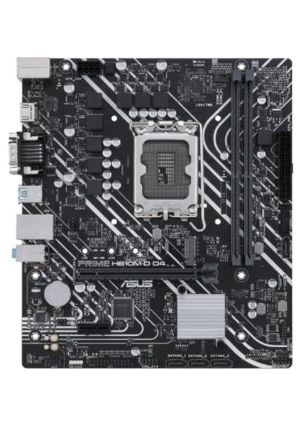Prıme H610M-D D4 Ddr4 M2 Pcıe Nvme HDMI Pcıe 16X V4.0 1700P Matx Seri Port