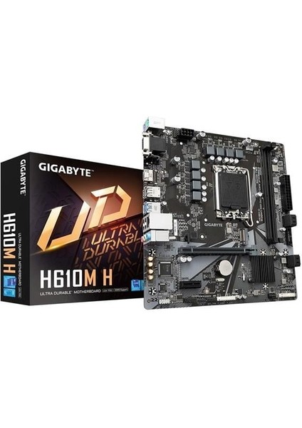 Gıgabyte H610M H Ddr5 HDMI Pcıe 16X V4.0 1700P Matx