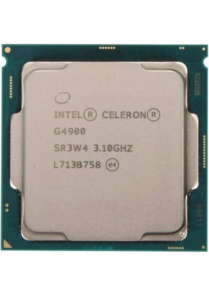 Celeron G4900 2mb 2çekirdekli O/b UHD610 1151P V2 54W Kutusuz+Fansız