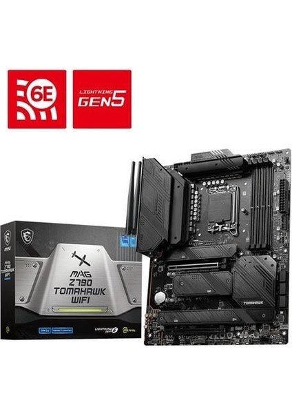 Msı Mag Z790 Tomahawk Wıfı Ddr5 M2 Pcıe Nvme HDMI Dp Pcıe 16X V5.0 1700P Matx