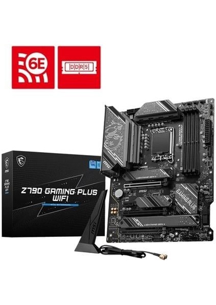 Msı Z790 Gamıng Plus Wıfı-6e Ddr5 Hdmı-Dp Pcıe 4.0 1700P Atx