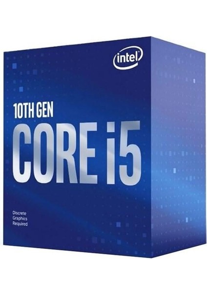 Core I5 10400 12MB 6çekirdekli O/b UHD630 1200P 65W Kutulu+Fanlı