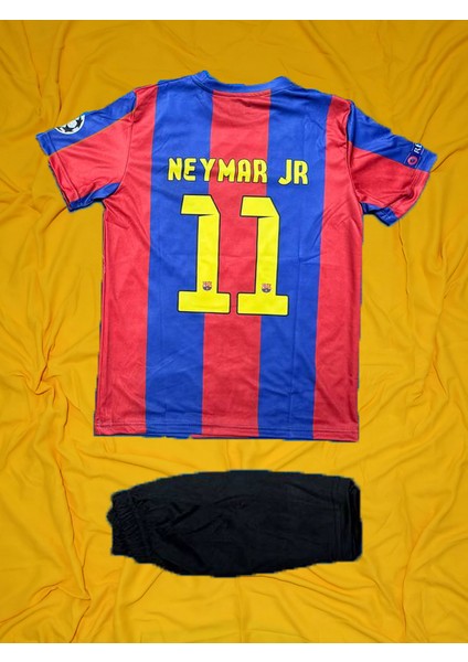 Neymar 11 Barcelona Alt Üst Şort Tişört Çocuk Forma Takım