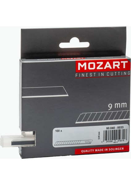 92.039 9mm Segmentsiz Bıçak 100 Adet Yedek Bıçak