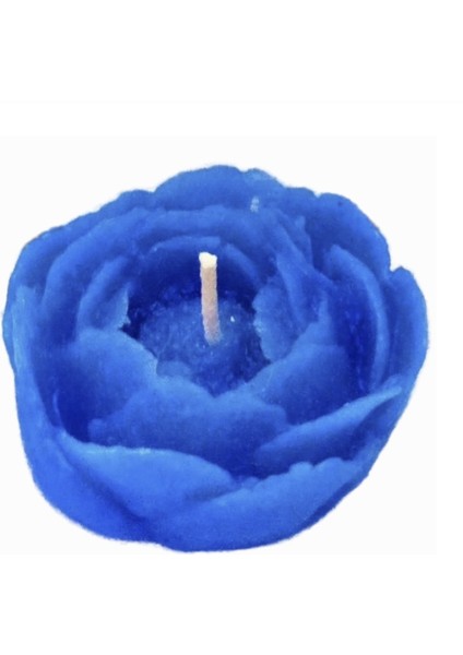 3 Boyutlu 5cm Gül Çiçek Silikon Kalıp K-1317 Mum Kokulu Taş Sabuna Uygun