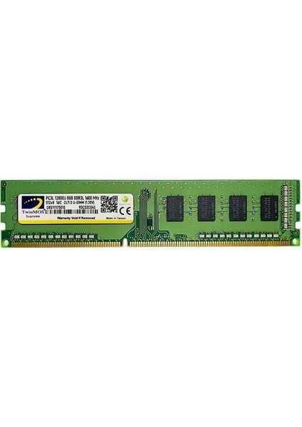 Twınmos 8gb Ddr3 1600MHZ Pc Ram Value MDD3L8GB1600D