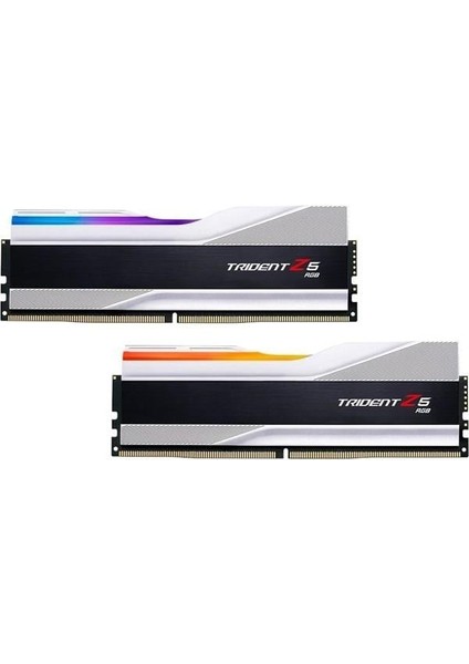 Gskıll 32GB (2x 16GB) Ddr5 6400MHZ CL32 Dual Kıt Rgb Pc Ram Trıdent Z5 F5-6400J3239G16GX2-TZ5RS