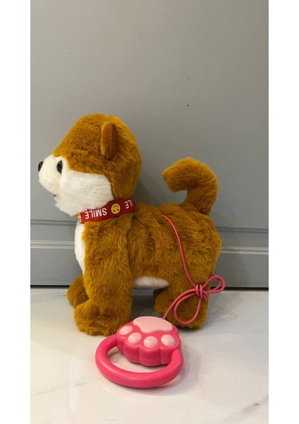 Müzikli Yürüyen Havlayan Yalayan Kuyruk ve Başını Sallayan Ses Kaydını Tekrarlayan Peluş Köpek indirimleri