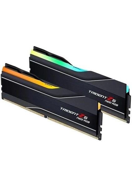 Gskıll 32GB (2x 16GB) Ddr5 6000MHZ CL16 Dual Kıt Rgb Pc Ram Trıdent Z Neo F5-6000J3636F16GX2-TZ5NR