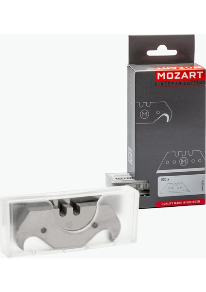 90110.065 51 mm Tin Kaplama 100 Adet Yedek Kanca Bıçak