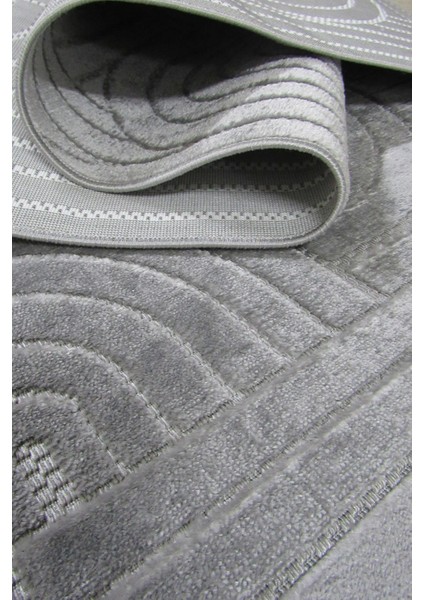 8709A Gri Saçaklı Bohem Modern Iskandinav Dokuma Halı Oturma Odası - Salon fırsatları