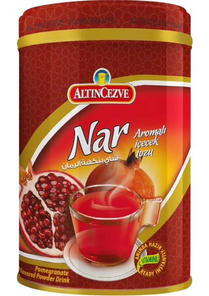 Nar Aromalı İçecek Tozu Teneke 250 gr