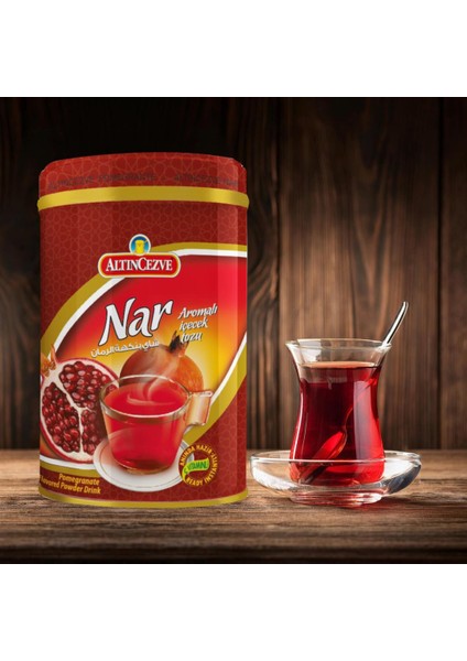 Nar Aromalı İçecek Tozu Teneke 250 gr fiyatları