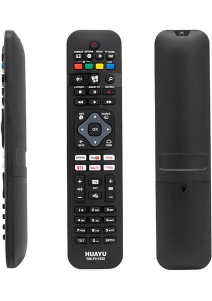 Kl RM-PH1525 Phılıps Netflıx-Youtube-Prıme Vıdeo Tuşlu Unıversal LCD LED Tv Kumanda