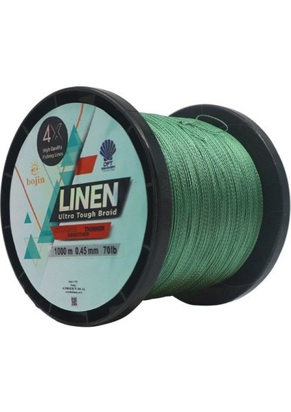 Dft Bojin 4x Linen Ip Misina 0.45 mm 1000M Yeşil indirimleri