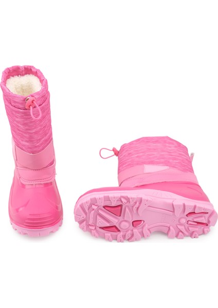 Kışlık Kız Çocuk Içi Sıcak Astarlı Kar Bot Çizme Kırmızı Renkli Platform Topuklu indirimleri