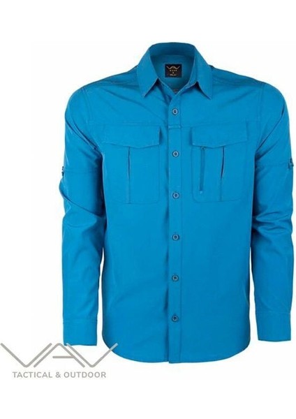 Vav Uzun Kol Gömlek Tacflex-02 Mavi M fiyatları