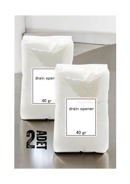 Modacar Lavabo Tıkanıklığı Açıcı Toz Lavabo Açma Tozu 2 Adet