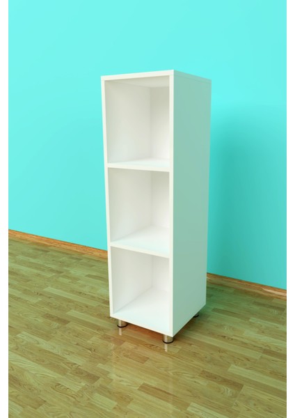 Modüler Kitaplık Ofis Dolabı Evrak ve Dosya Dolabı 3G-002-AD-BEYAZ / 35x35x116h fiyatları
