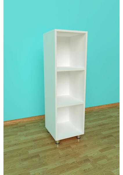 Modüler Kitaplık Ofis Dolabı Evrak ve Dosya Dolabı 3G-002-AD-BEYAZ / 35x35x116h modelleri