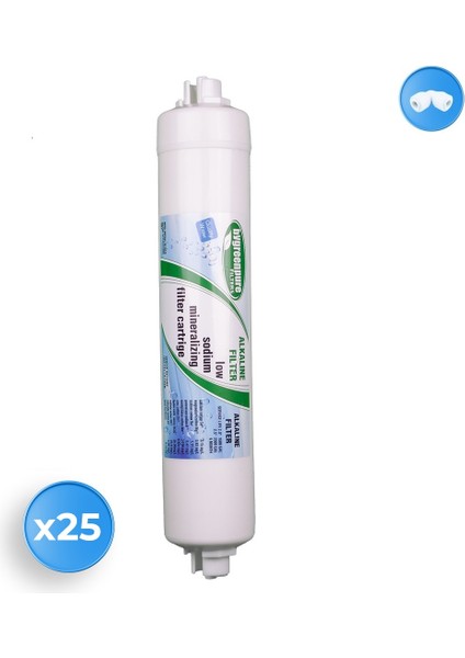 Su Arıtma Cihazı Premium Alkaline Filtre 25 Adet