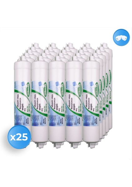 Su Arıtma Cihazı Premium Alkaline Filtre 25 Adet