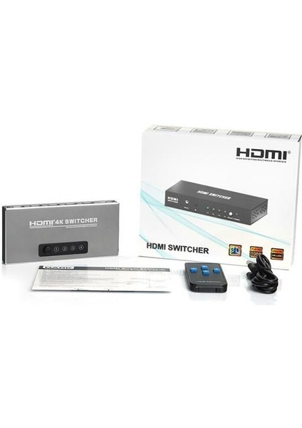 5port DK-HD-SW4X1K 5port HDMI (Giriş) 1port HDMI (Çıkış) 4K HDMI Switch