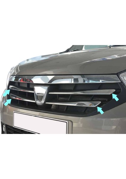 Ön Panjur Krom 4 Parça Lodgy Mpv 2013 ve Sonrası Modeller Için modelleri