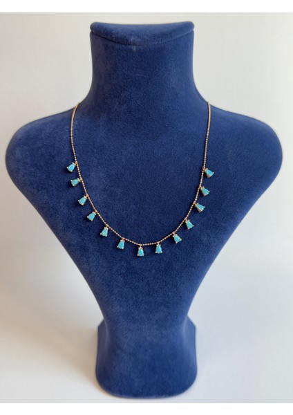 925 Ayar Gümüş Bronz Sallantılı Kolye