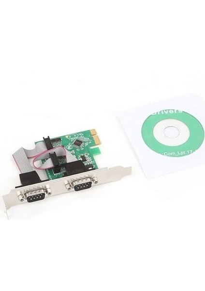 DK-AC-PERS232 Pcıe 2port Serial (RS232) Çevirici Kart