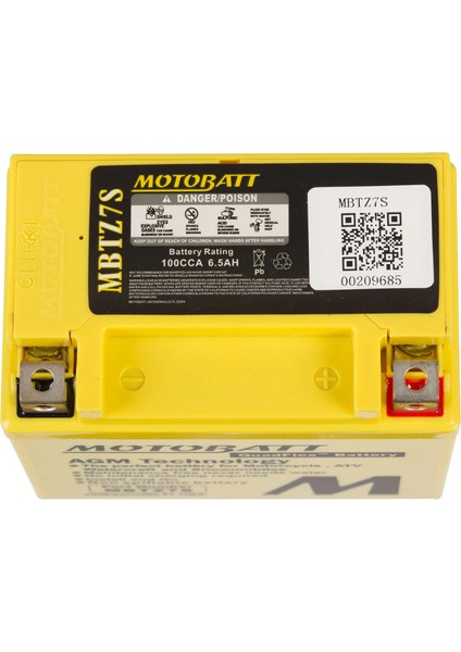 Yamaha Bws 100 Akü Motobatt Quadflex