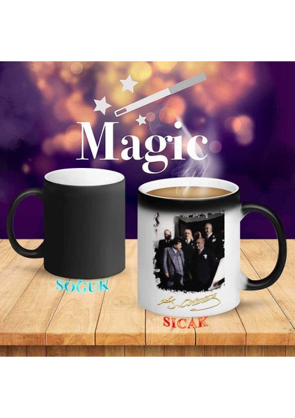 Merdivenden Inen Mustafa Kemal Atatürk Sihirli Kupa BARDAK-R228