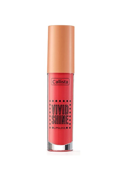 Vivid Shine Lipgloss Nemlendiricili Dudak Parlatıcısı 102 Candied Peach - 102 Candied Peach Turuncu - 1 Adet