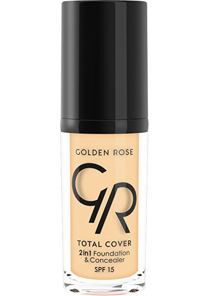 Fondöten&kapatıcı Total Cover 2in1 - No:21 - 30 ml