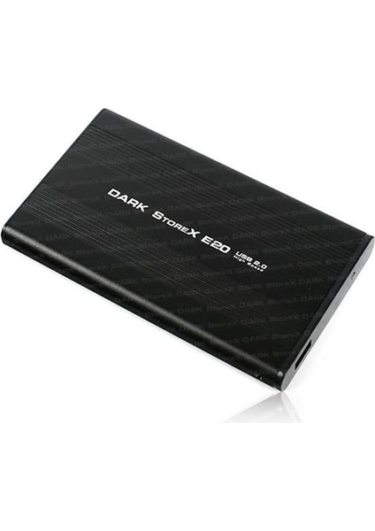 2.5" USB 2.0 DK-AC-DSE20 Alüminyum Harddisk Kutusu Siyah