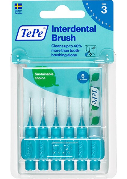 Arayüz Fırçası - Blister 0.6 mm Mavi - 6'lı